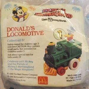 Vintage McDonald's Happy Meal toy Donalds locomotive